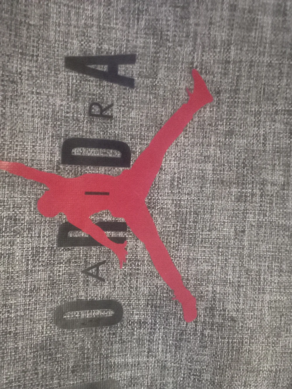 Jordan Grey Backpack with Red Jumpman Logo